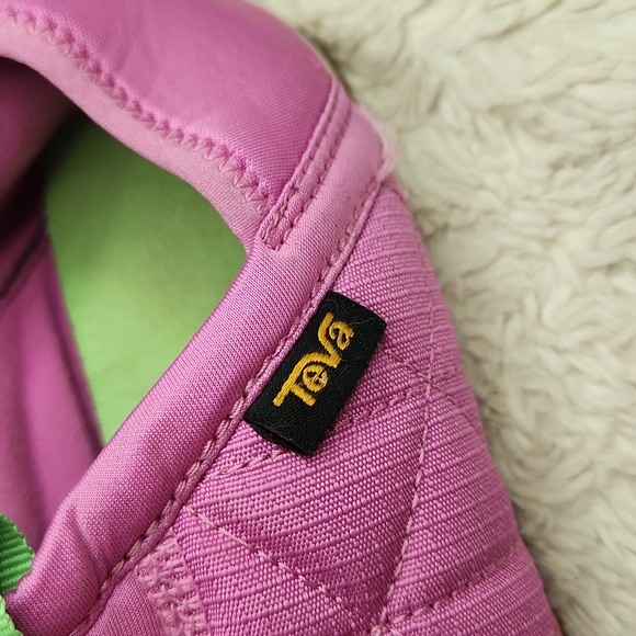 Girls /Kids Teva Reember Loafer Shoes Pink Sz 2 - Picture 10 of 12